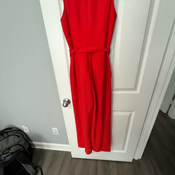 Red-Orange Banana Republic Jumpsuit w/ pockets - Picture 4 of 5